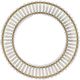 Uttermost® Denali Brushed Gold Round Mirror-4