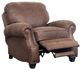 BarcaLounger© Longhorn Sanded Dark Bomber Recliner-1