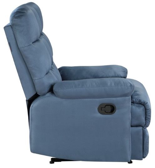 Homelegance® Colin Blue Reclining Chair-3