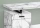 Monarch Specialties Inc. White Marble Computer Desk-1