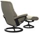 Stressless® by Ekornes® Customizable Sunrise Small Manual Recliner and Ottoman with Signature Base-3