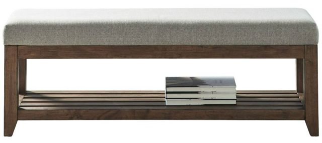 Liberty Furniture Shaker Lakes Harvest Brown Bed Bench-0