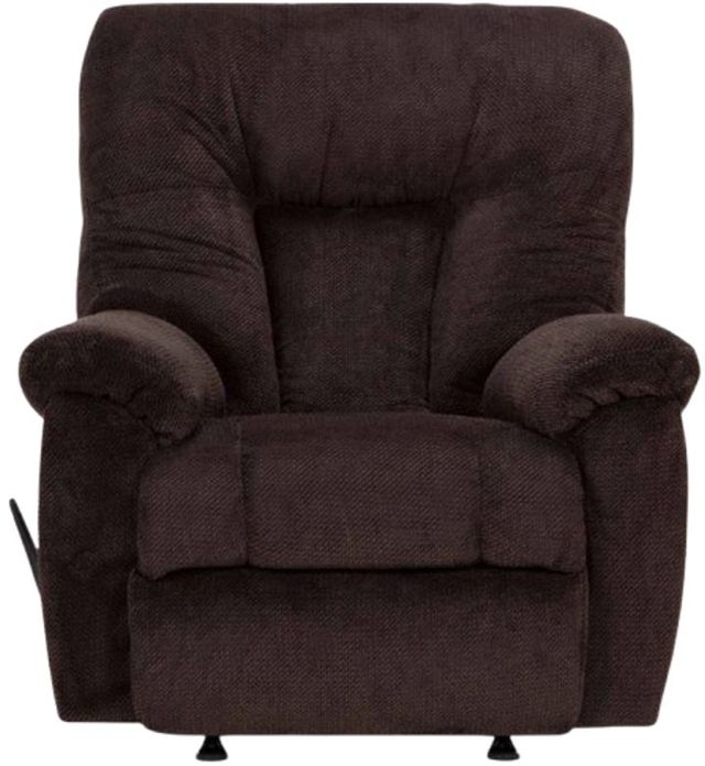 Franklin™ Connery Earth Chocolate Manual Swivel Rocker Recliner-1