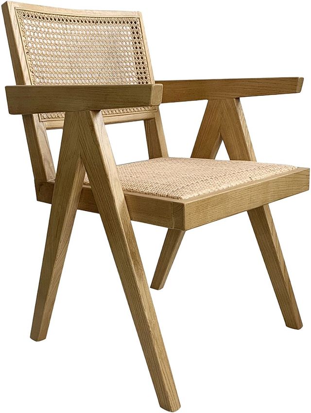 Moe's Home Collection Takashi 2-Piece Natural Arm Chair Set-0