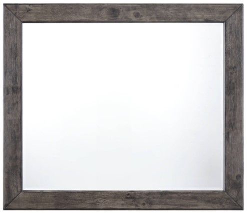 American Wholesale Furniture Nathan 3-Piece Distressed Gray Oak Queen Panel Bedroom Set-3