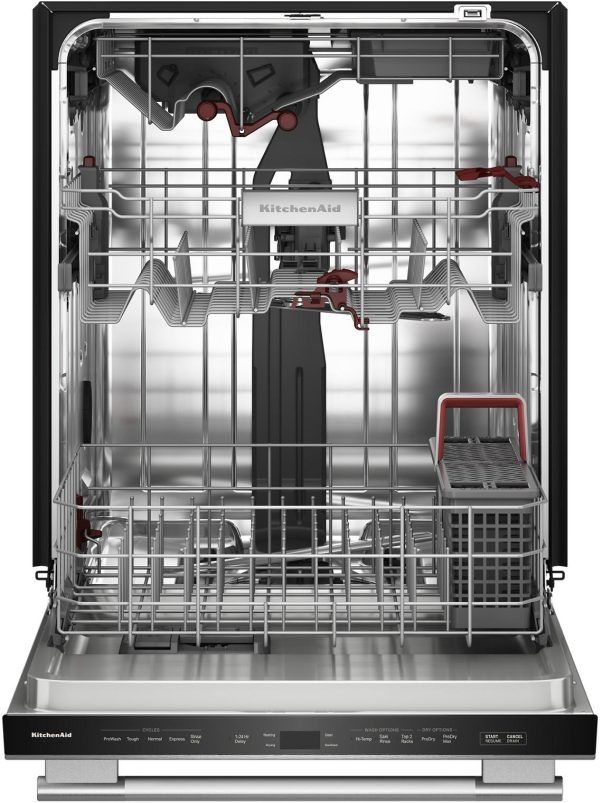 KitchenAid® 24" PrintShield™ Stainless Steel 360° Max Jets™ Third Rack Top Control Built-In Dishwasher with ProDry™ System-2