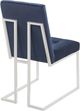 Coaster® Cisco 2-Piece Ink Blue/Chrome Side Chairs-2