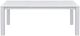 Intercon Alexa White Aluminum/Stone Outdoor Dining Table-2
