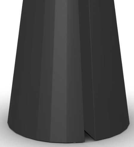 Amisco Customizable Gemma Solid Ash 42" Round Dining Table-2