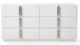 VIG Furniture Modrest Token Stainless Steel/White Dresser-1