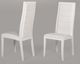 VIG Furniture Donna 2-Piece White Leatherette Dining Chairs Set-3