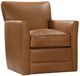Rowe® Customizable Times Square Leather Manual Swivel Recliner-0