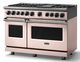 Viking® 7 Series 48'' Blush Pro Style Dual Fuel Range with Griddle-3