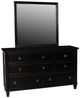 New Classic® Home Furnishings Tamarack 4-Piece Black California King Panel Bedroom Set-3