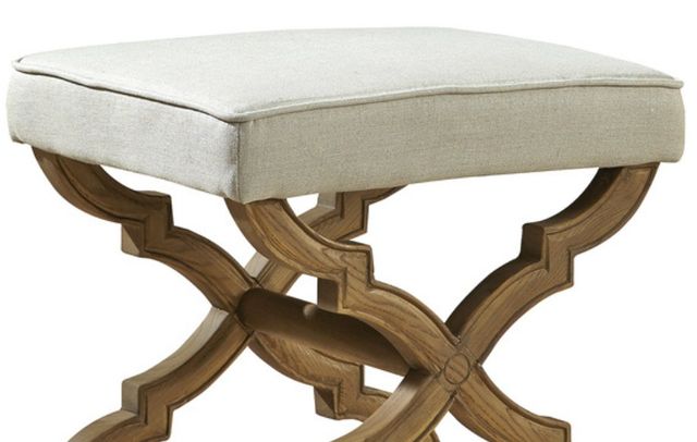Furniture Classics Beige/Brown Foot Stool-1