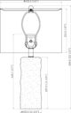 Surya Marie Natural White Table Lamp-2