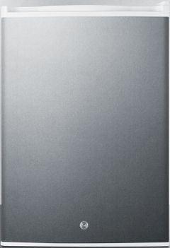 Summit® 17" 2.5 Cu. Ft. Stainless Steel Compact Refrigerator