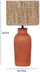 TOV Furniture Atrani Natural/Terracotta Table Lamp-2