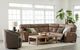 Palliser® Furniture Customizable Acacia 5-Piece Two Power Reclining Corner Curved Sectional with Power Headrest-2