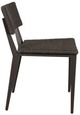 Uttermost® Calbas Java Black Aluminum/Wicker Indoor-Outdoor Side Chair-5