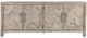 Jofran Inc. Gramercy Gray Wash 4-Door Accent Cabinet-2