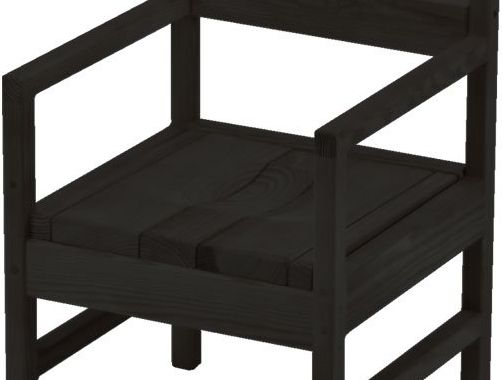 Crate Designs™ Furniture Espresso Dining Arm Chair-1