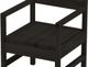 Crate Designs™ Furniture Espresso Dining Arm Chair-1