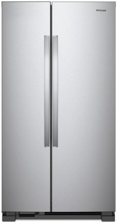 Whirlpool® 21.7 Cu. Ft. Monochromatic Stainless Steel Side-By-Side Refrigerator