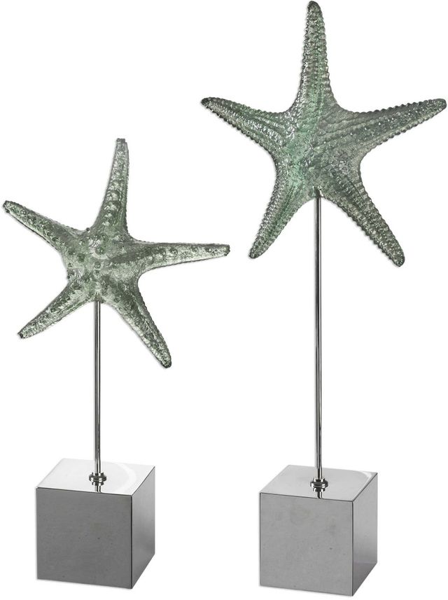 Uttermost by David Frisch Starfish Marine Green Sculptures-0