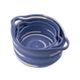 A & B Home 3-Piece Blue/White Basket Set-1
