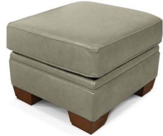 Creek Side Customs Customizable Monroe Leather Ottoman-4