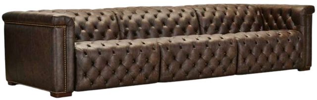 Hooker® Furniture SS Savion Deux Brown 3-Seat Power Reclining Sofa with Power Headrest-0