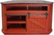 American Heartland Manufacturing Rustic Two Tone Bower Corner TV Cart-1