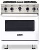 Viking® 5 Series 30" White Pro Style Liquid Propane Range-0