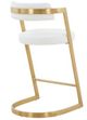 VIG Furniture Modrest Shandra Gold/White Bar Stool-3