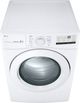 LG 3400 Series White Front Load Washer & Gas Dryer Package-5