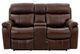 Furniture of America® Antenor Brown Power Reclining Loveseat-0