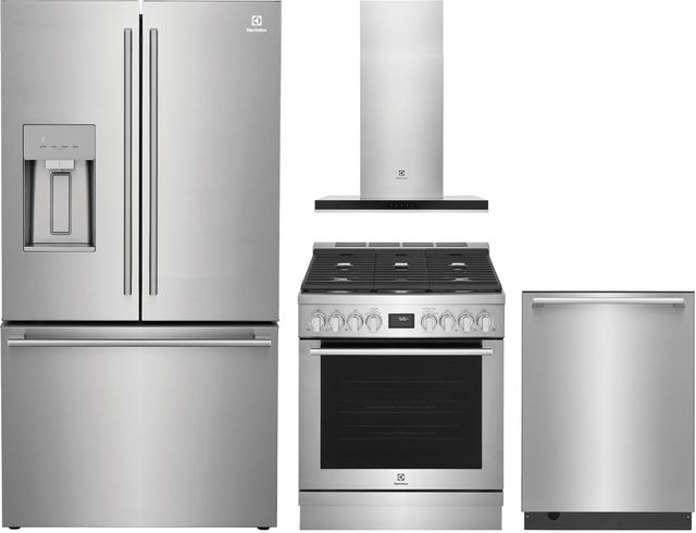 Electrolux® 4 Piece Stainless Steel Gas Kitchen Package-0