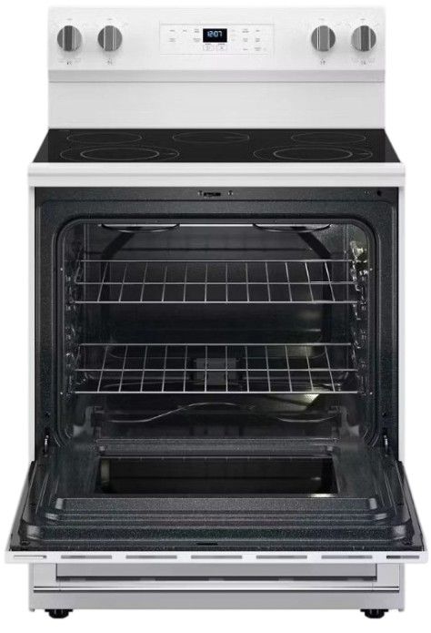 Maytag® 30" White Freestanding Electric Range-1