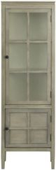 Crestview Collection Hawthorne Estate Gray Curio Cabinet-1