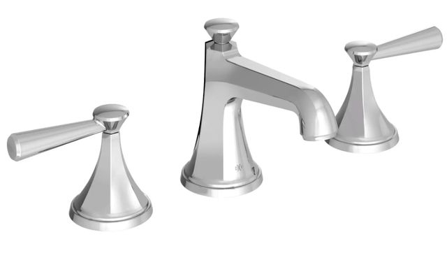 DXV Fitzgerald Polished Chrome 2-Handle Widespread Bathroom Faucet with Lever Handles-0