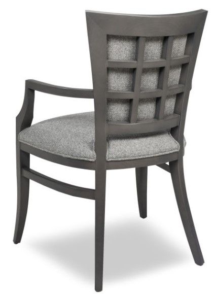 Parker Southern Isaac Graphite/Rebel Ash Dining Arm Chair-1