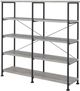 Coaster® Analiese Grey Driftwood Open Bookcase-0