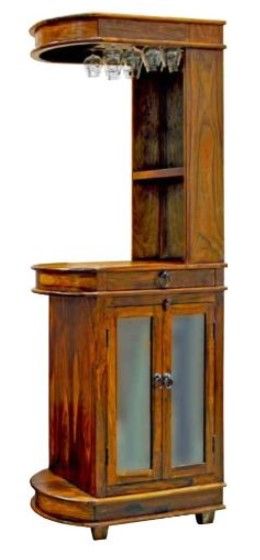 Jaipur Furniture Ganga Brown Nagin Bar Cabinet-0