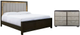Signature Design by Ashley® Maretto 2-Piece Two-Tone King Upholstered Panel Bed Set-0
