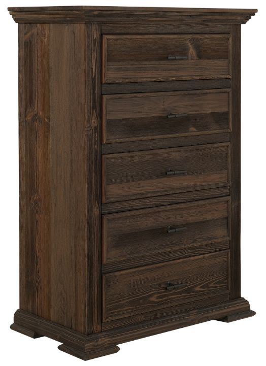 International Furniture Direct Desire Deep Brown Chest-0