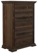International Furniture Direct Desire Deep Brown Chest-0