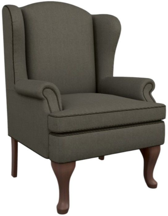 Best® Home Furnishings Customizable Sylvia Dark Walnut 35" Wing Back Chair-0
