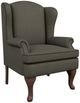 Best® Home Furnishings Customizable Sylvia Dark Walnut 35" Wing Back Chair-0
