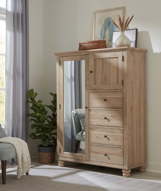 aspenhome® Cambridge Modern Khaki Chiffarobe-1